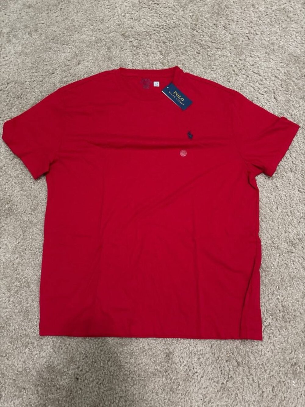 Polo Ralph Lauren Classic Fit Men's L Red Deadstock T-Shirt